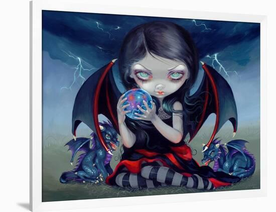 Dark Dragonling-Jasmine Becket-Griffith-Framed Art Print