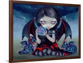 Dark Dragonling-Jasmine Becket-Griffith-Framed Art Print