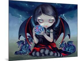 Dark Dragonling-Jasmine Becket-Griffith-Mounted Art Print