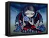 Dark Dragonling-Jasmine Becket-Griffith-Framed Stretched Canvas