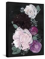 Dark & Dreamy Floral I-null-Framed Stretched Canvas