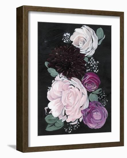 Dark & Dreamy Floral I-null-Framed Art Print