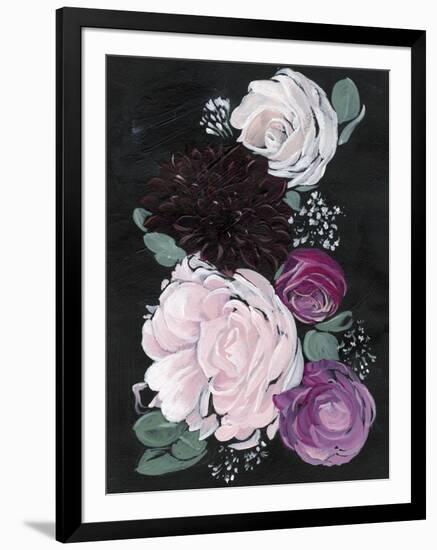 Dark & Dreamy Floral I-null-Framed Art Print