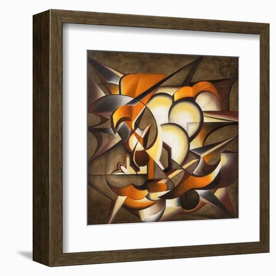 Dark Explosion-Laura Ceccarelli-Framed Art Print