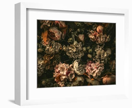 Dark Floral Arrangement-Incado-Framed Photographic Print