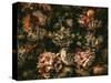 Dark Floral Arrangement-Incado-Stretched Canvas