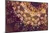 Dark Floral Mandala-null-Mounted Premium Giclee Print