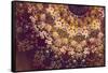 Dark Floral Mandala-null-Framed Stretched Canvas