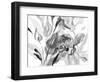 Dark Florals-Lanie Loreth-Framed Art Print