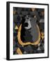 Dark Gold Triangular Bear-OnRei-Framed Art Print