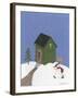 Dark Green Outhouse-Debbie McMaster-Framed Giclee Print