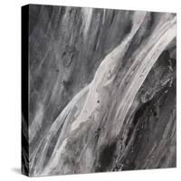Dark Grey Splash-Albena Hristova-Stretched Canvas