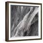 Dark Grey Splash-Albena Hristova-Framed Art Print