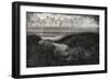 Dark Heavy Clouds Hang over the Dunes on a Beach on Hutchinson Island, Florida-Frances Gallogly-Framed Photographic Print