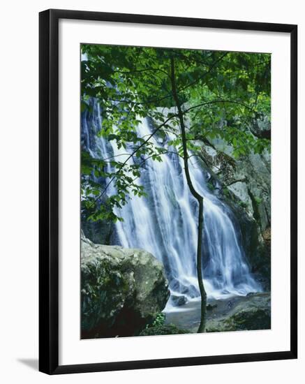 Dark Hollow Falls, Shenandoah National Park, Virginia, USA-Charles Gurche-Framed Premium Photographic Print