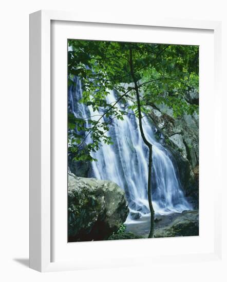 Dark Hollow Falls, Shenandoah National Park, Virginia, USA-Charles Gurche-Framed Photographic Print