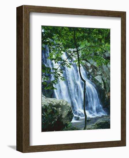 Dark Hollow Falls, Shenandoah National Park, Virginia, USA-Charles Gurche-Framed Photographic Print