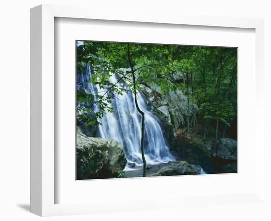 Dark Hollow Falls, Shenandoah National Park, Virginia, USA-Charles Gurche-Framed Photographic Print