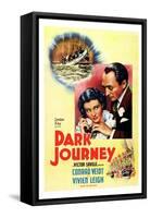 Dark Journey, Vivien Leigh, Conrad Veidt, 1937-null-Framed Stretched Canvas