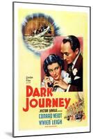 Dark Journey, Vivien Leigh, Conrad Veidt, 1937-null-Mounted Art Print