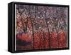 Dark Leaves, 2022 (w/c on rag paper)-Graham Dean-Framed Stretched Canvas