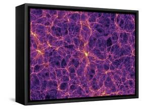 Dark Matter Distribution-Volker Springel-Framed Stretched Canvas