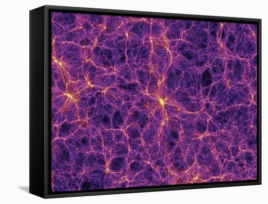 Dark Matter Distribution-Volker Springel-Framed Stretched Canvas
