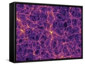 Dark Matter Distribution-Volker Springel-Framed Stretched Canvas