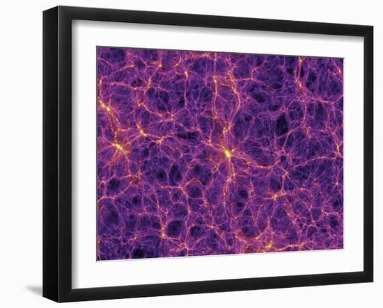 Dark Matter Distribution-Volker Springel-Framed Premium Photographic Print