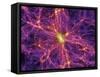 Dark Matter Distribution-Volker Springel-Framed Stretched Canvas