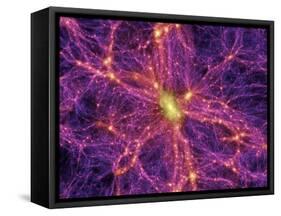 Dark Matter Distribution-Volker Springel-Framed Stretched Canvas