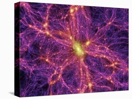 Dark Matter Distribution-Volker Springel-Stretched Canvas