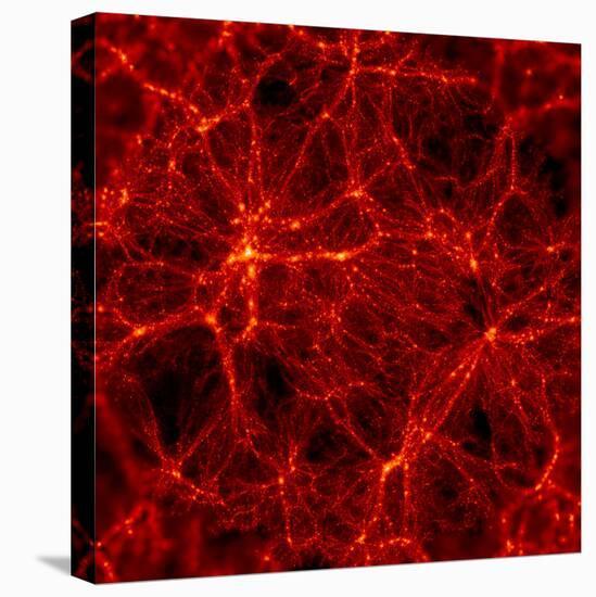 Dark Matter Distribution-Max Planck-Stretched Canvas