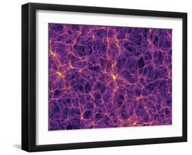 Dark Matter Distribution-Volker Springel-Framed Photographic Print