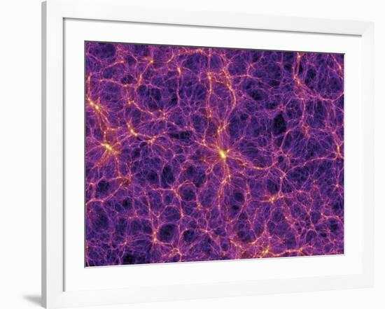 Dark Matter Distribution-Volker Springel-Framed Photographic Print