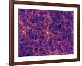 Dark Matter Distribution-Volker Springel-Framed Photographic Print