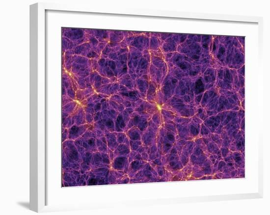 Dark Matter Distribution-Volker Springel-Framed Photographic Print