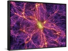 Dark Matter Distribution-Volker Springel-Framed Photographic Print