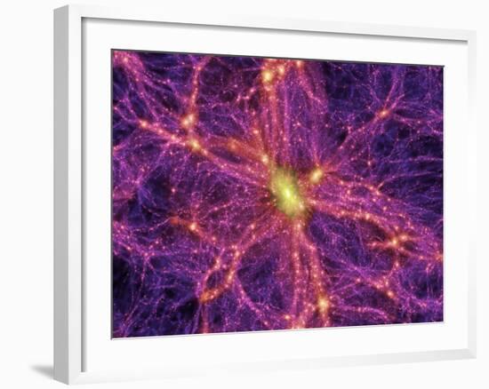 Dark Matter Distribution-Volker Springel-Framed Photographic Print