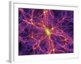 Dark Matter Distribution-Volker Springel-Framed Photographic Print