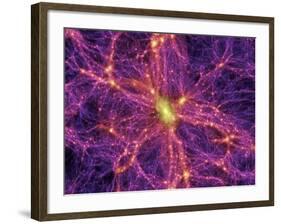 Dark Matter Distribution-Volker Springel-Framed Photographic Print