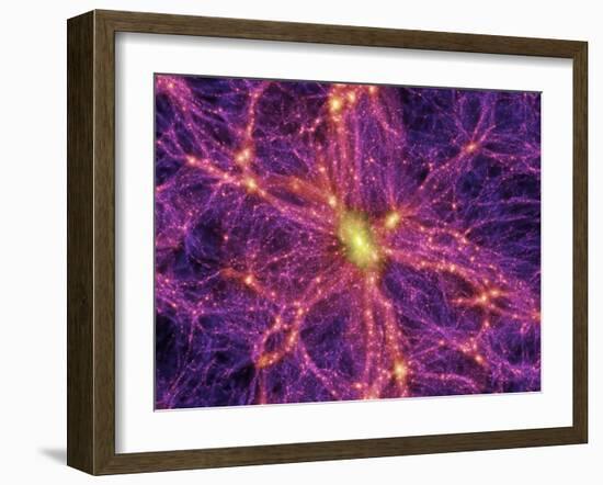 Dark Matter Distribution-Volker Springel-Framed Photographic Print