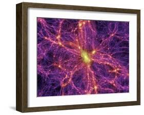 Dark Matter Distribution-Volker Springel-Framed Photographic Print