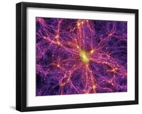 Dark Matter Distribution-Volker Springel-Framed Photographic Print