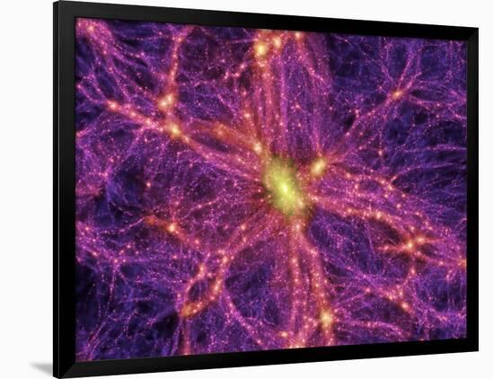 Dark Matter Distribution-Volker Springel-Framed Photographic Print