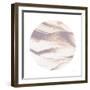 Dark Matter II Blush-Piper Rhue-Framed Art Print