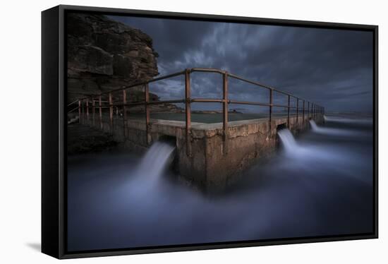 Dark night-Jingshu Zhu-Framed Stretched Canvas