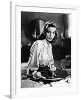 DARK PASSAGE, 1947 directed by DELMER DAVES Lauren Bacall (b/w photo)-null-Framed Photo