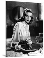 DARK PASSAGE, 1947 directed by DELMER DAVES Lauren Bacall (b/w photo)-null-Stretched Canvas