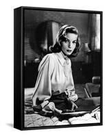 DARK PASSAGE, 1947 directed by DELMER DAVES Lauren Bacall (b/w photo)-null-Framed Stretched Canvas